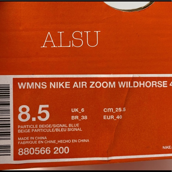 Nike Air Zoom Wildhorse 4 Particle Beige W AUTHENT - Picture 8 of 8